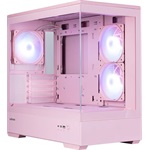 Zalman P30 PINK V2 táp nélküli ablakos MT Mini Tower számítógépház rózsaszín