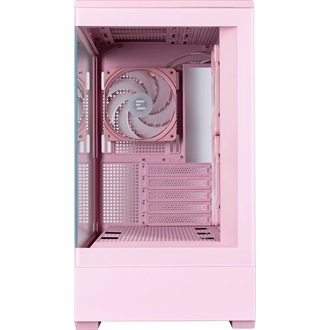 Zalman P30 PINK V2 táp nélküli ablakos MT Mini Tower számítógépház rózsaszín