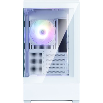 Zalman P30 WHITE V2 táp nélküli ablakos MT Mini Tower számítógépház fehér