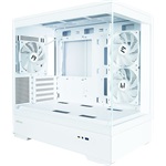 Zalman P30 White táp nélküli ablakos MT Mini Tower számítógépház fehér
