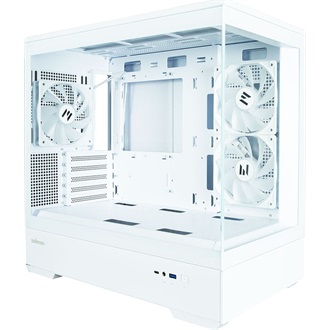 Zalman P30 White táp nélküli ablakos MT Mini Tower számítógépház fehér