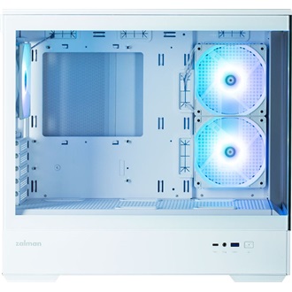 Zalman P30 White táp nélküli ablakos MT Mini Tower számítógépház fehér