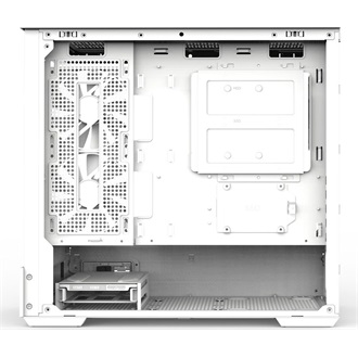 Zalman P30 White táp nélküli ablakos MT Mini Tower számítógépház fehér