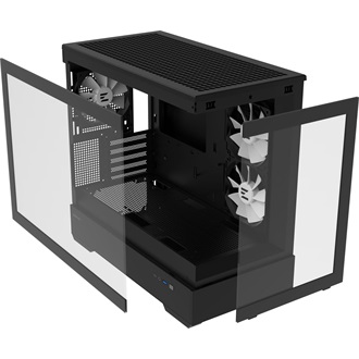 Zalman P30 BLACK táp nélküli ablakos MT Mini Tower számítógépház fekete