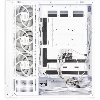 Zalman P40 NAMU táp nélküli ablakos Mid Tower számítógépház fehér