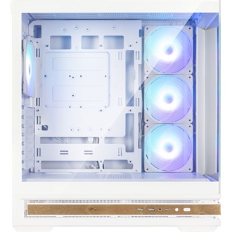 Zalman P40 NAMU táp nélküli ablakos Mid Tower számítógépház fehér