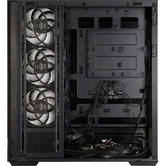 Zalman P40 NAMU táp nélküli ablakos Mid Tower számítógépház fekete