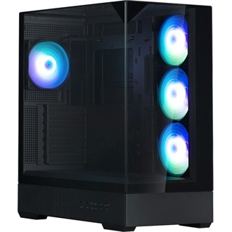 Zalman P40 Prism Plus táp nélküli ablakos Mid Tower számítógépház fekete