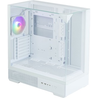 Zalman P40 Prism táp nélküli ablakos Mid Tower számítógépház fehér