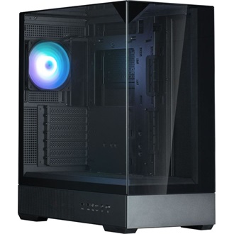 Zalman P40 Prism táp nélküli ablakos Mid Tower számítógépház fekete