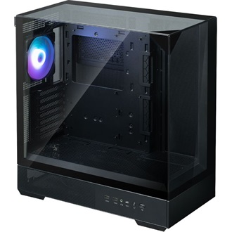 Zalman P40 Prism táp nélküli ablakos Mid Tower számítógépház fekete