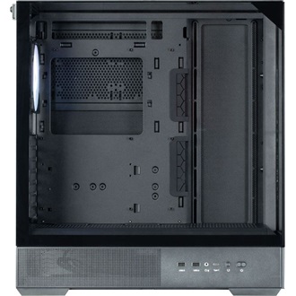 Zalman P40 Prism táp nélküli ablakos Mid Tower számítógépház fekete