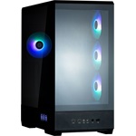 Zalman P50 BLACK táp nélküli ablakos Mid Tower számítógépház fekete