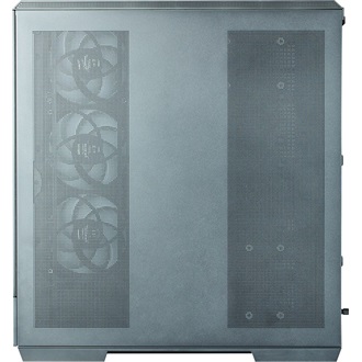 Zalman P50 BLACK táp nélküli ablakos Mid Tower számítógépház fekete