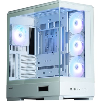 Zalman P50 DS táp nélküli ablakos Mid Tower számítógépház fehér