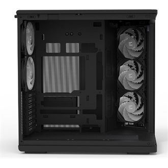 Zalman P60 táp nélküli ablakos Mid Tower számítógépház fekete