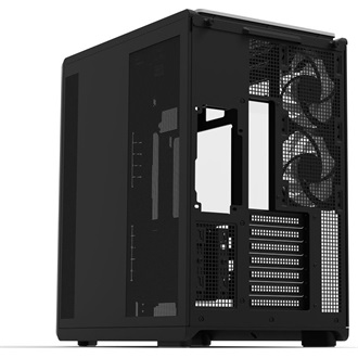 Zalman P60 táp nélküli ablakos Mid Tower számítógépház fekete