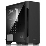Zalman S3 ablakos Mid Tower számítógépház fekete