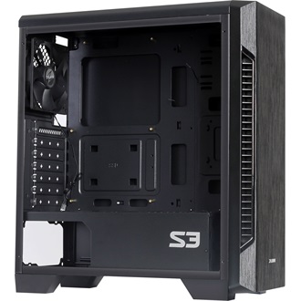 Zalman S3 ablakos Mid Tower számítógépház fekete