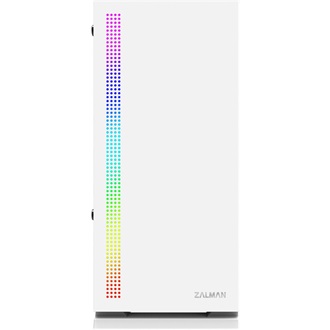 Zalman S5 WHITE táp nélküli ablakos Mid Tower számítógépház fehér