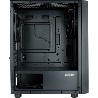 Zalman T3 PLUS táp nélküli ablakos MT Mini Tower számítógépház fekete