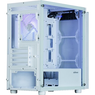 Zalman T4 PLUS táp nélküli ablakos MT Mini Tower számítógépház fehér