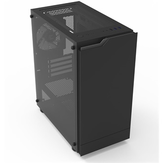 Zalman T4 PLUS táp nélküli ablakos MT Mini Tower számítógépház fekete