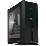Zalman X3 BLACK táp nélküli Mid Tower számítógépház fekete
