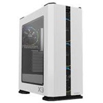 Zalman X3 WHITE táp nélküli ablakos Mid Tower számítógépház fehér