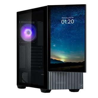 Zalman Z10 DS BLACK táp nélküli ablakos Mid Tower számítógépház fekete