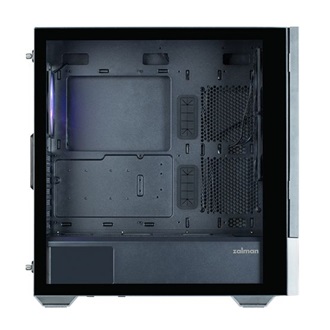 Zalman Z10 DS BLACK táp nélküli ablakos Mid Tower számítógépház fekete