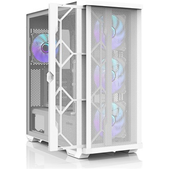 Zalman Z10 DUO táp nélküli ablakos Mid Tower számítógépház fehér