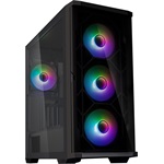 Zalman Z10 DUO táp nélküli ablakos Mid Tower számítógépház fekete