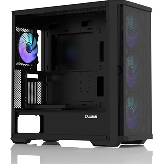 Zalman Z10 DUO táp nélküli ablakos Mid Tower számítógépház fekete