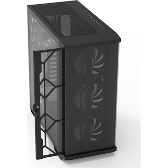 Zalman Z10 DUO táp nélküli ablakos Mid Tower számítógépház fekete