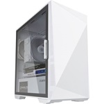 Zalman Z1 Iceberg White táp nélküli ablakos MT Mini Tower számítógépház fehér