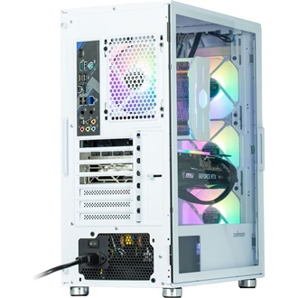 Zalman i3 NEO ARGB White táp nélküli ablakos Mid Tower számítógépház fehér