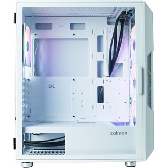 Zalman i3 NEO ARGB White táp nélküli ablakos Mid Tower számítógépház fehér