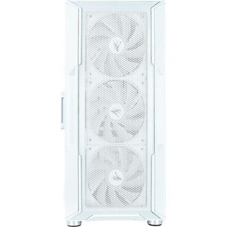 Zalman i3 NEO ARGB White táp nélküli ablakos Mid Tower számítógépház fehér