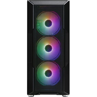 Zalman i3 NEO ARGB táp nélküli ablakos Mid Tower számítógépház fekete
