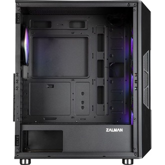 Zalman i3 NEO ARGB táp nélküli ablakos Mid Tower számítógépház fekete