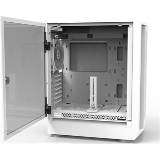 Zalman i6 táp nélküli ablakos Mid Tower számítógépház fehér