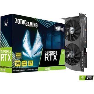 Zotac GeForce RTX 3060 Twin Edge 12GB GDDR6 192-bit grafikus kártya
