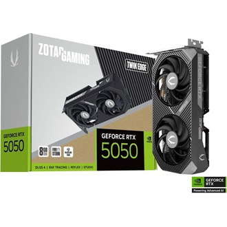 Zotac GeForce RTX 5050 Twin Edge 8GB GDDR6 128-bit grafikus kártya