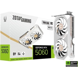 Zotac GeForce RTX 5060 Twin Edge White OC 8GB GDDR7 128-bit grafikus kártya