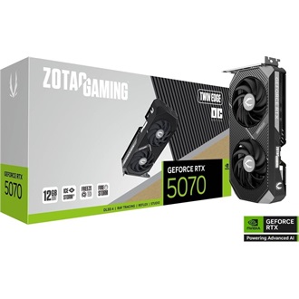 Zotac GeForce RTX 5070 Twin Edge OC 12GB GDDR7 192-bit grafikus kártya