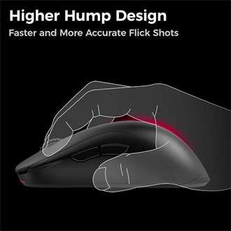 Zowie ZA13-DW 4K optikai USB / vezeték nélküli gaming egér fekete