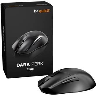 be quiet! Dark Perk Ergo optikai vezeték nélküli egér fekete