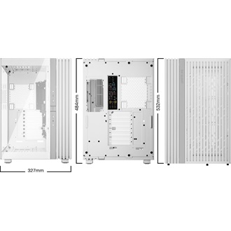 be quiet! LIGHT BASE 900 DX táp nélküli ablakos Full Tower számítógépház fehér