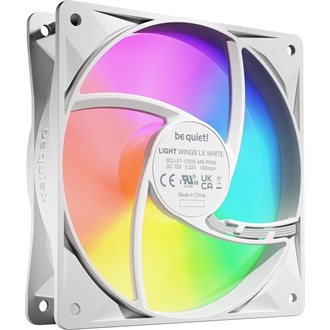 be quiet! LIGHT WINGS LX 120mm White Triple-Pack rendszerhűtő ventilátor kit fehér